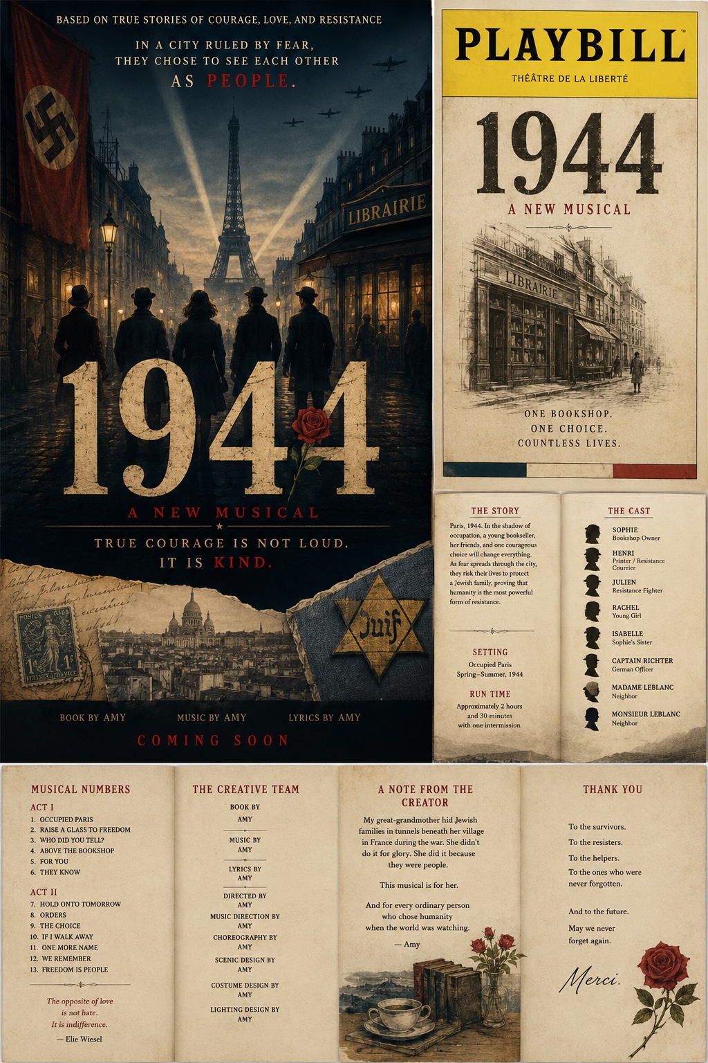 1944: The Musical original development artwork